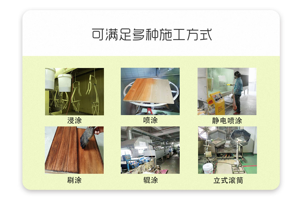 可滿足噴、棍、刷等多種涂裝方式